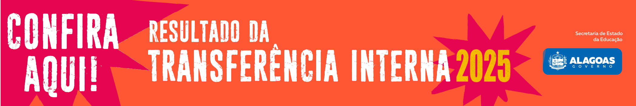 Confira aqui o resultado da Transferência Interna